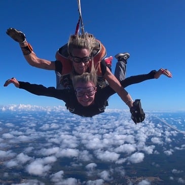 Saut en parachute à Soulac sur Mer en Gironde - vue 1