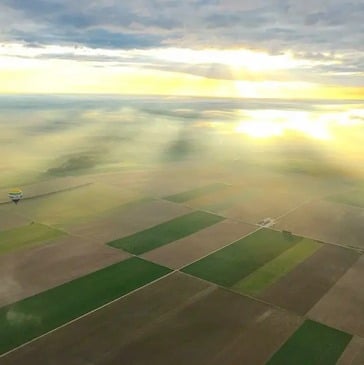 Baptême en montgolfière dans les Ardennes - vue 2