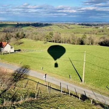 Baptême en montgolfière dans la vallée de la Saône - vue 2