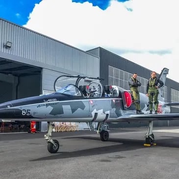 Baptême de l'air en avion de chasse à Reims - vue 2