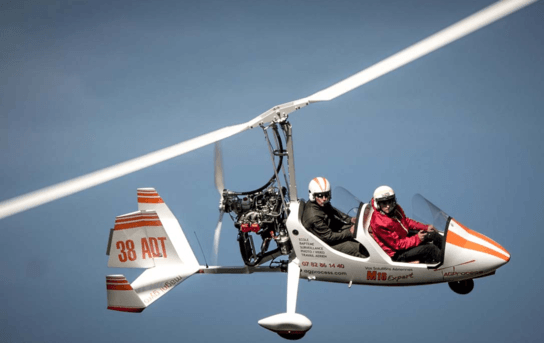 Baptême de l'air en autogire entre Grenoble et Chambéry - vue 2