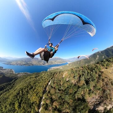 Baptême en parapente au-dessus du lac de Serre Ponçon - vue 5