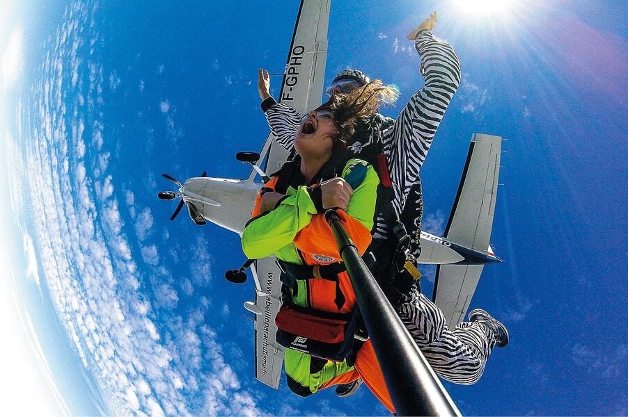 Saut en parachute tandem au Havre - vue 3