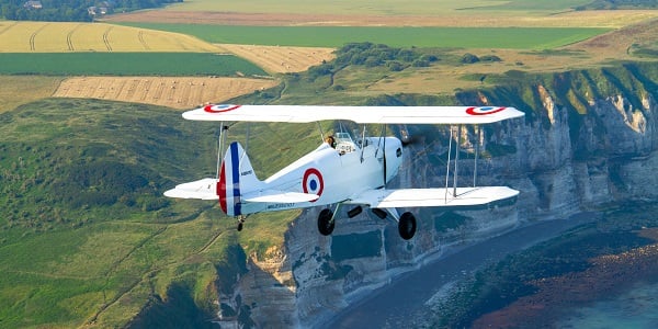 Vol en ULM biplan autour du Havre - vue 1