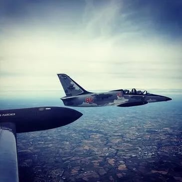 Baptême de l'air en avion de chasse à Reims - vue 3