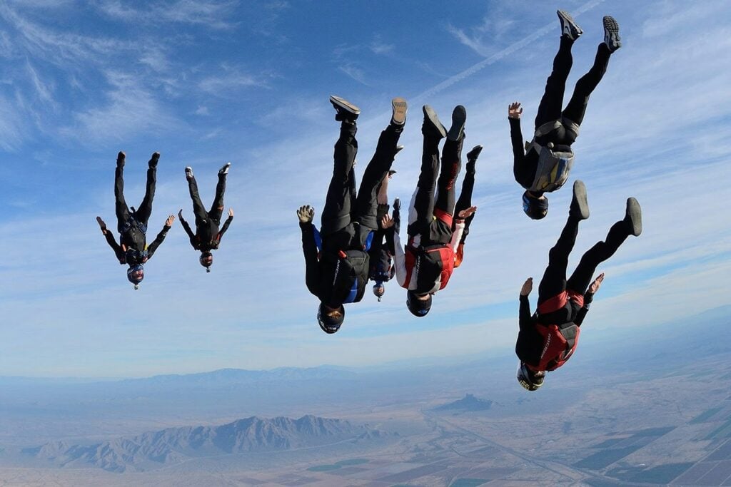Saut initiation parachutisme PAC à Nevers - vue 1
