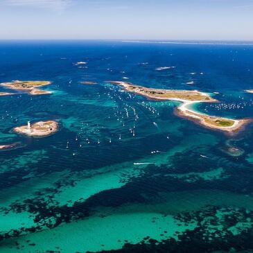 Baptême en hélicoptère au départ de Quimper - vue 2