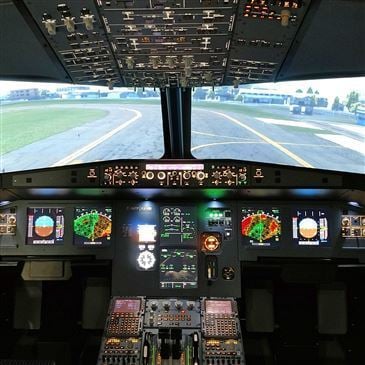 Simulateur de vol Airbus A320 à Metz - vue 1