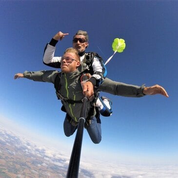 Saut en parachute en Baie de Somme - vue 1
