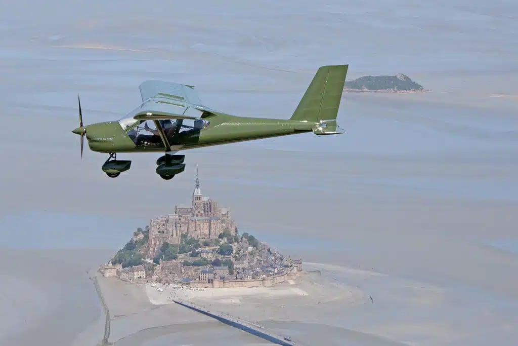 Vol en ULM au dessus du Mont St Michel - vue 5
