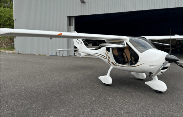 Baptême de l'air en ULM au départ de Cahors - vue 2