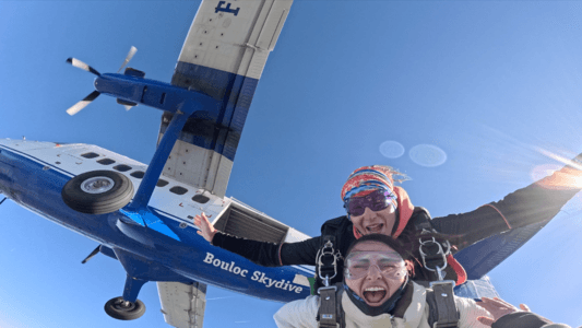 Saut en Parachute en tandem proche de Toulouse - vue 5