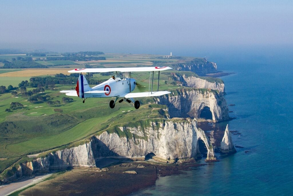 Vol en ULM bi-plan en Seine Maritime - vue 1