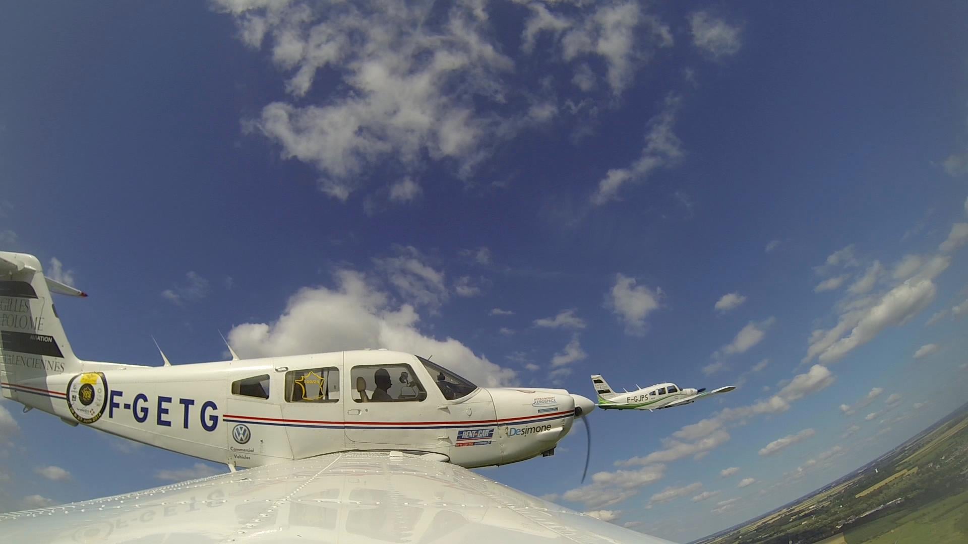 Vol d'initiation au pilotage d'avion à Valenciennes - vue 2