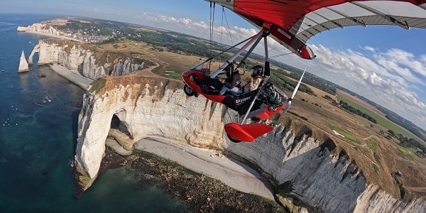 Vol en ULM pendulaire autour du Havre - vue 1