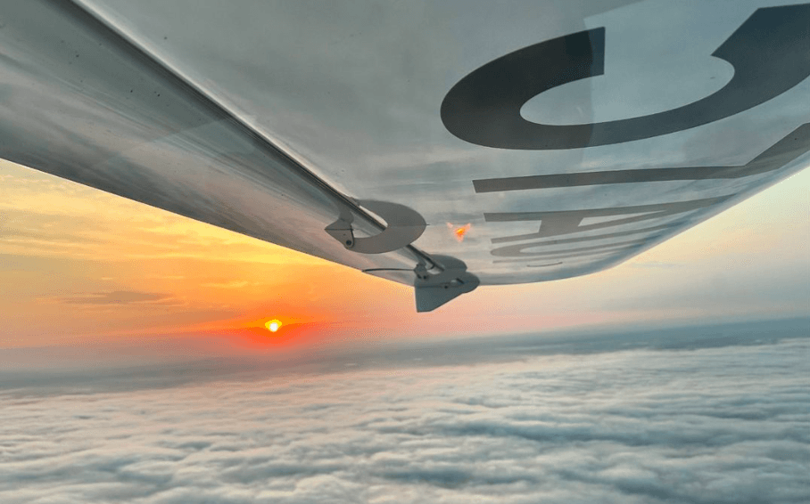 Baptême de l'air en ULM au départ de Cahors - vue 1