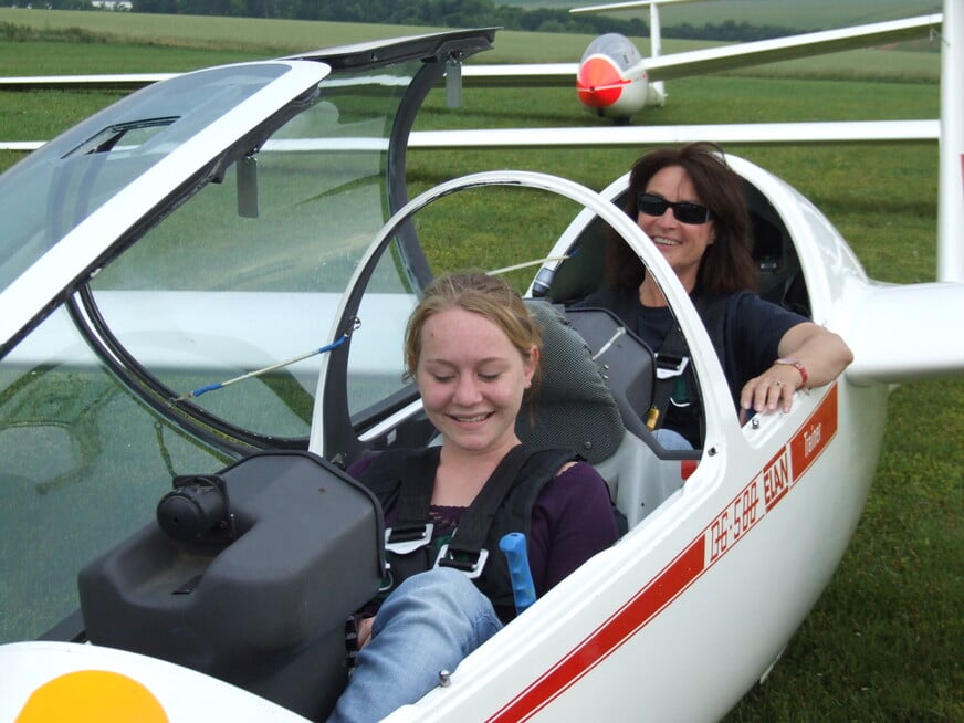 Vol d'initiation au pilotage de planeur au nord de Paris - vue 4