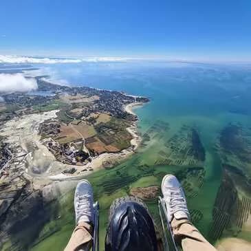 Baptême en paramoteur en Baie de Quiberon Baptême en paramoteur en Baie de Quiberon