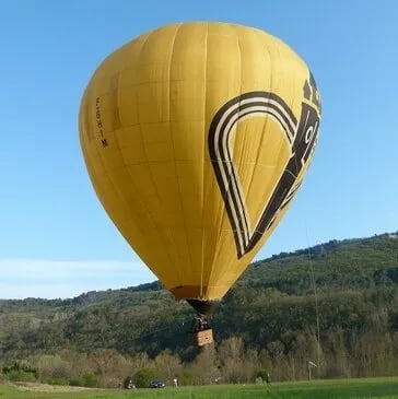 Vol en montgolfière au nord d'Aix en Provence - vue 4