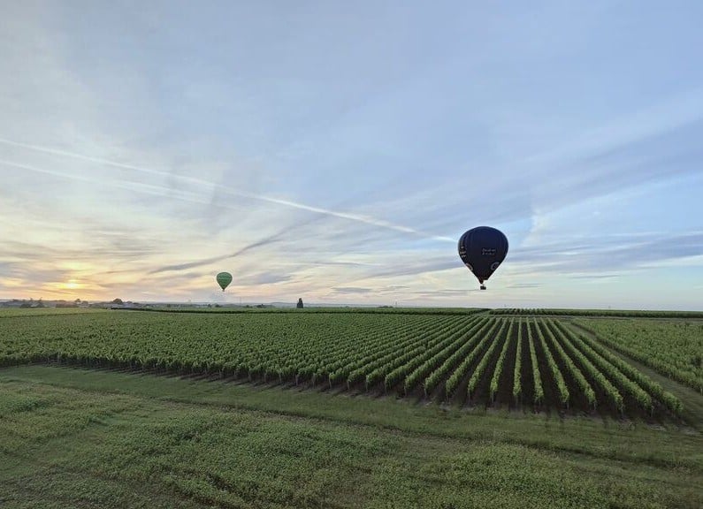 Vol en montgolfière en Touraine près d'Angers - vue 1
