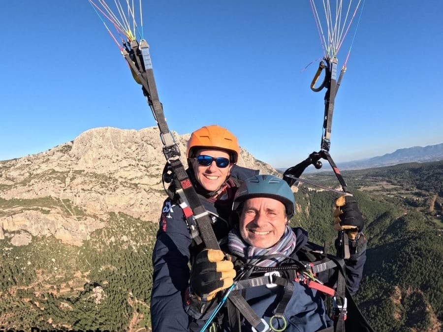Vol randonnée en parapente au mont Ventoux - vue 1