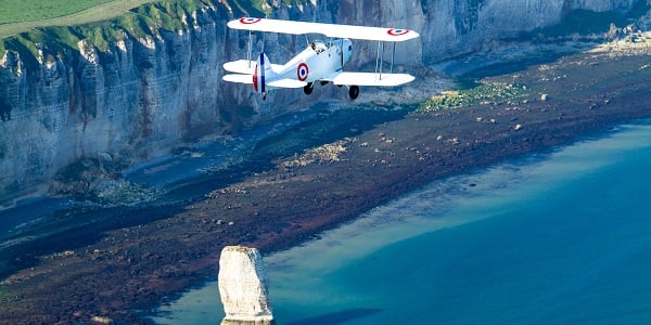 Vol en ULM biplan autour du Havre - vue 2