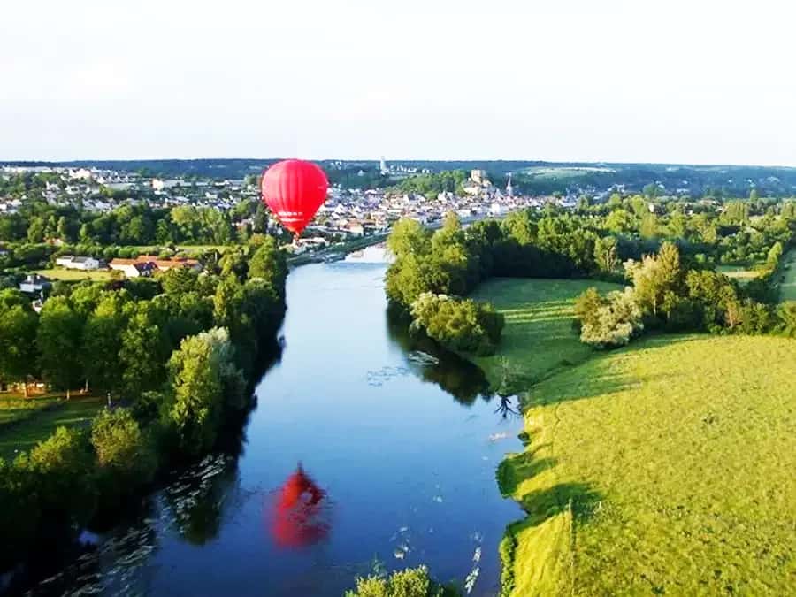 Vol privée en montgolfière près de Châteauroux - vue 1