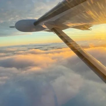 Baptême de l'air en Avion à Brest - Ouessant et île de Molène - vue 2