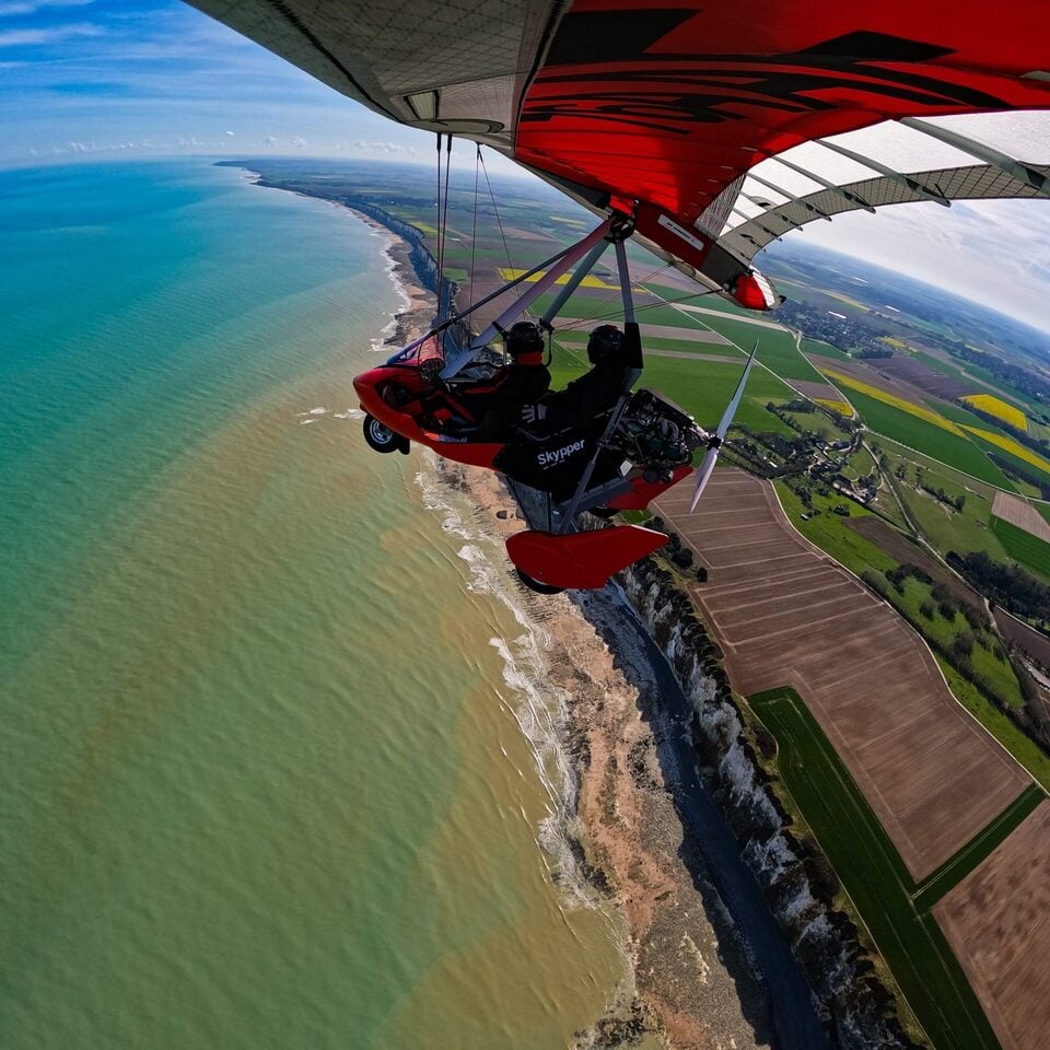 Vol en ULM pendulaire en Seine Maritime - vue 1