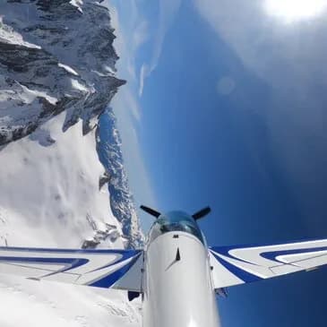Baptême de voltige aérienne en avion à Annecy - vue 2