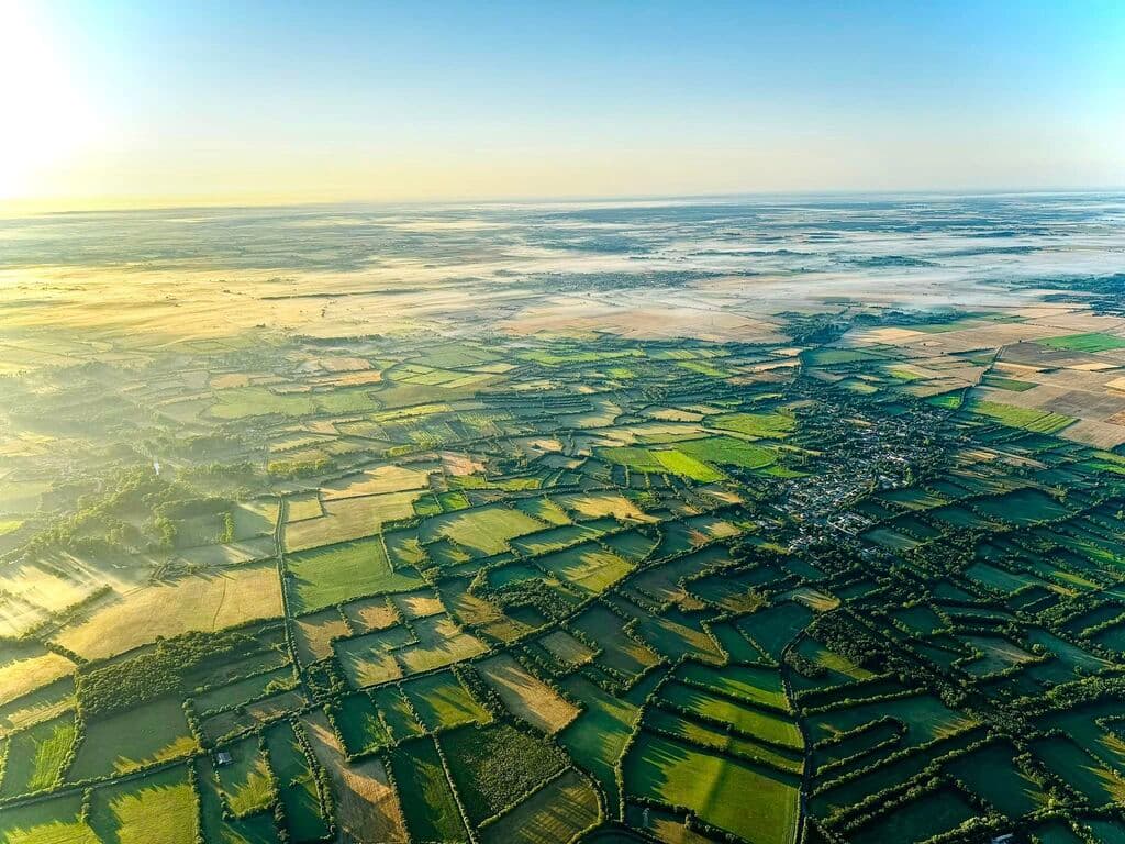 Vol en montgolfière au-dessus du Marais Poitevin - vue 4