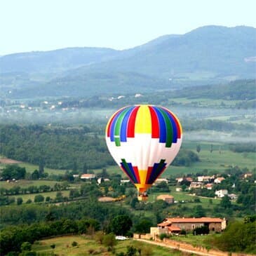Baptême en montgolfière en Ardèche - vue 4