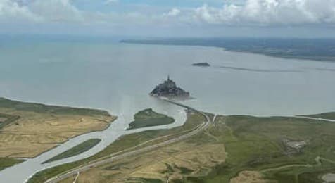 Vol en hélicoptère au Mont-Saint-Michel - vue 3