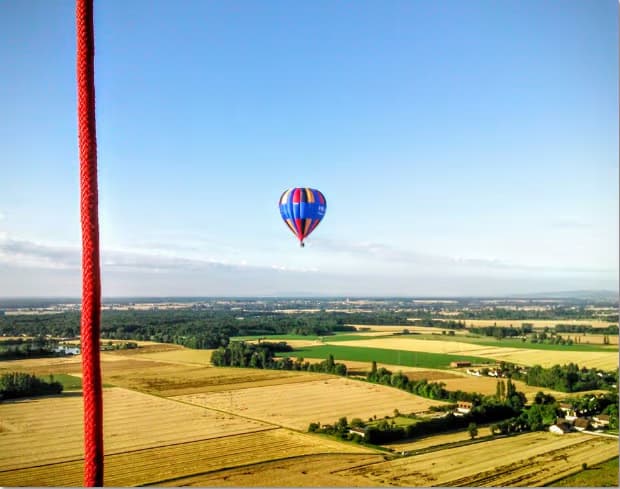Vol en montgolfière près de Beaune en Côte d'or - vue 3