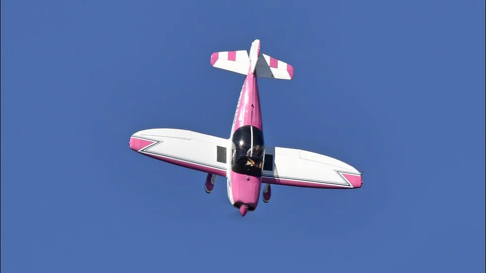 Baptême de voltige aérienne en avion prés de Rouen - vue 1
