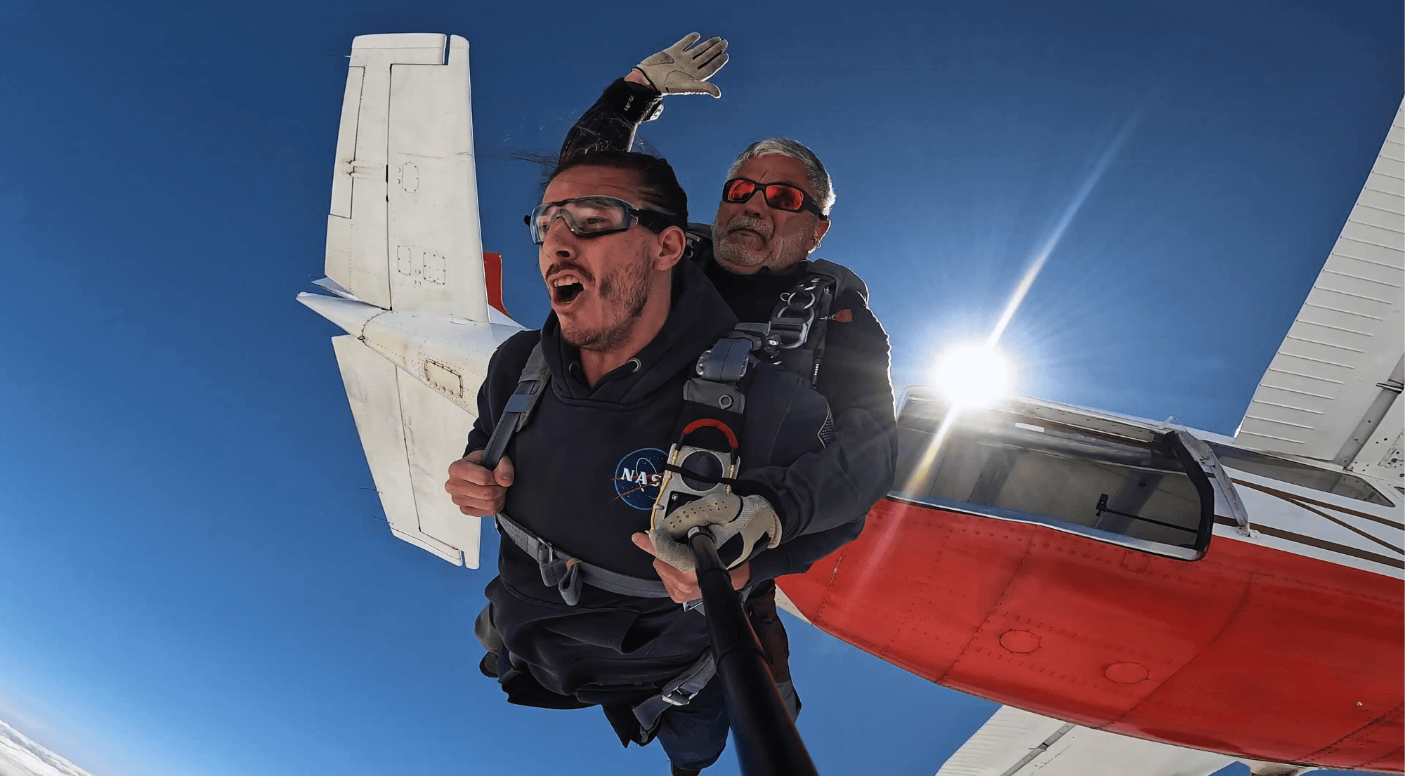 Saut en parachute tandem près de Tours - vue 4