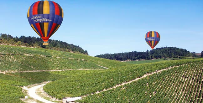 Vol en montgolfière près de Beaune en Côte d'or - vue 2
