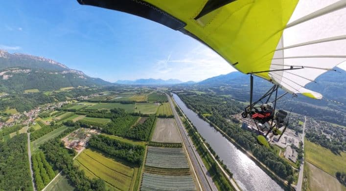 Baptême en ULM pendulaire entre Grenoble et Chambéry - vue 4