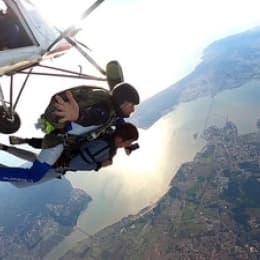 Saut en parachute tandem près de La Rochelle - vue 2