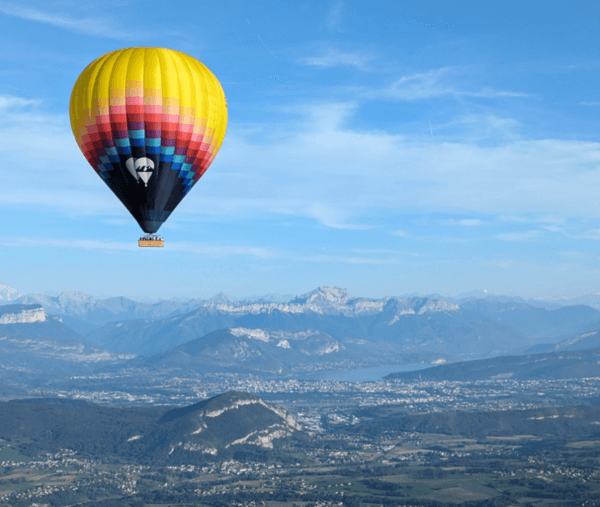 Vol en montgolfière dans la région d'Annecy - vue 1