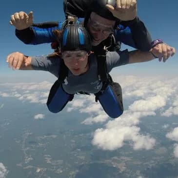 Saut en parachute au Castellet dans le Var - vue 2
