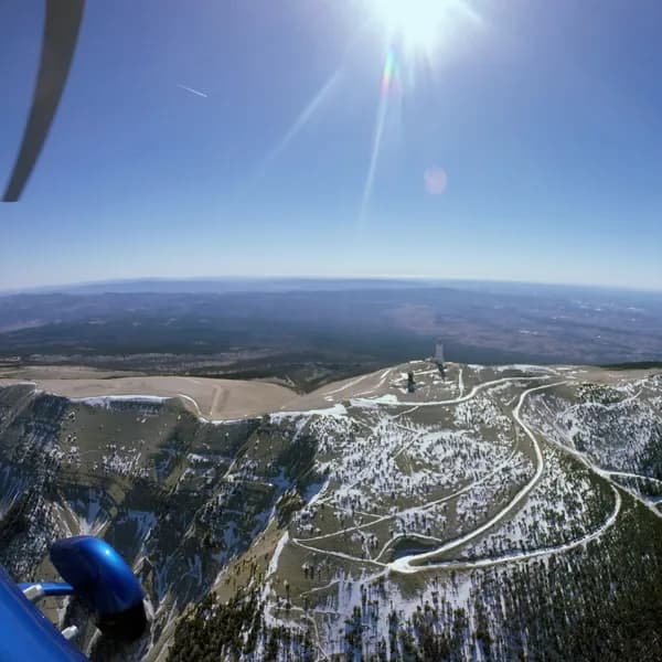 Baptême en ULM autogire autour de Carpentras et du mont Ventoux - vue 2
