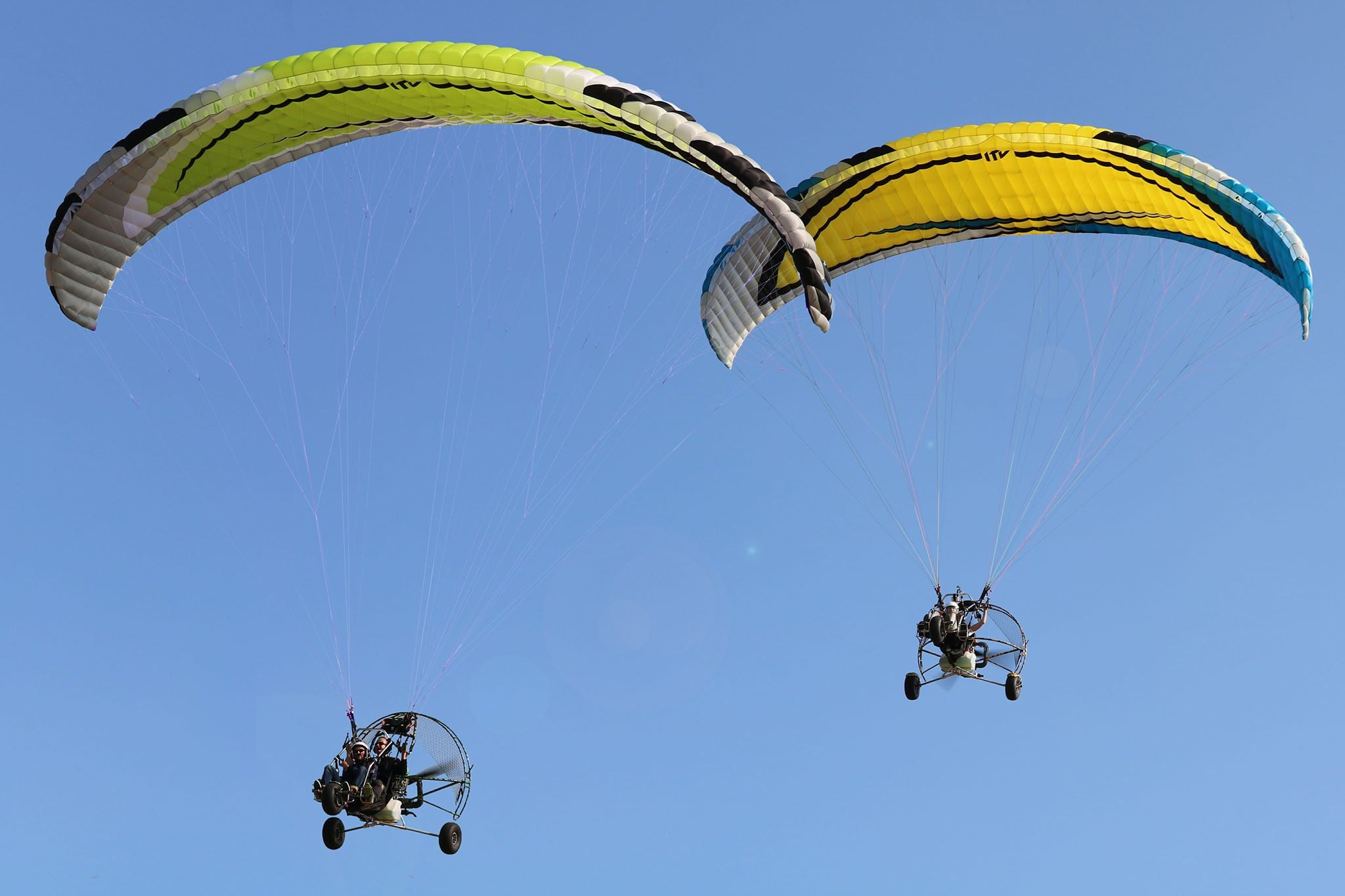 Baptême en ULM paramoteur à 2 en baie de somme prés d'Abbeville - vue 1