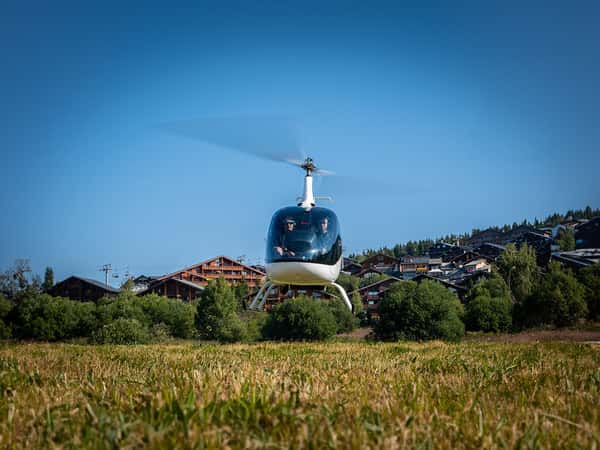 Vol en hélicoptère au départ d'Albertville - vue 1