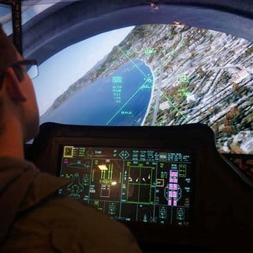 Pilotage en simulateur d’avion de chasse à Toulouse - vue 2