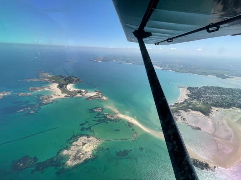 Survol en ULM de la cote d'émeraude et de la vallée de la Rance - vue 5