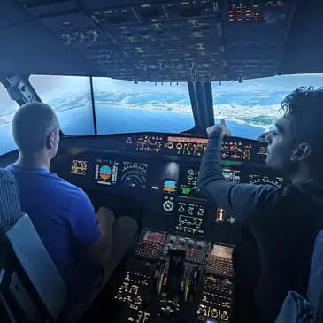 Simulateur d'avion de ligne prés de Roissy CDG - vue 3