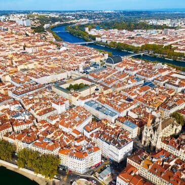 Baptême en hélicoptère autour de Lyon - vue 2