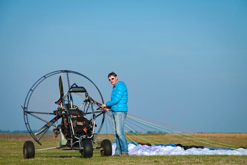 Baptême en paramoteur au sud de Paris - vue 3