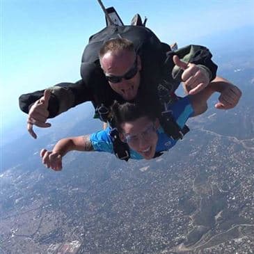Saut en parachute près de Toulouse - vue 2